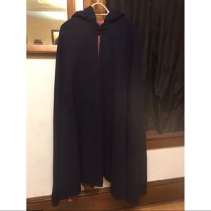 Dark Blue Hooded Cloak